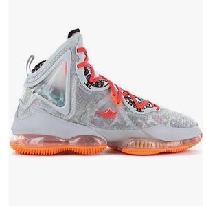 Nike Lebron 19 Fast Food Fox Grey/Roma Green LIKE NEW worn once size 7 Big kid